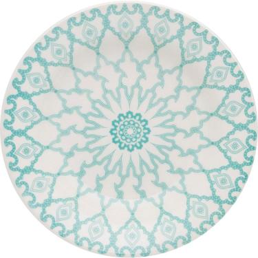 Imagem de Kit 2 Pratos De Sobremesa Donna Mandala Oxford Cerâmica 19cm