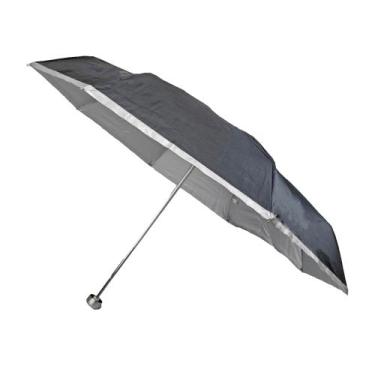 Imagem de Guarda Chuva Armação De Alumínio Cabe Na Bolsa Mini Portátil Dobrável 