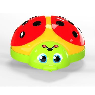 Imagem de Brinquedo Educativo Infantil Joaninha Interativa Que Estimula Coordenação Motora Fina e Raciocínio Lógico