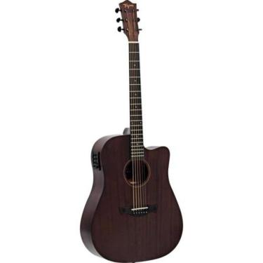 Imagem de Violão Eletroacústico Aço Kansas Gran Reserva com Equalização TEQ-8 Dark Mahogany Tagima