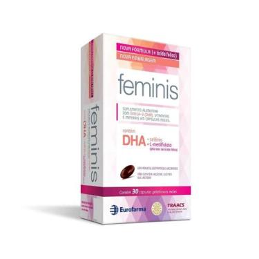 Imagem de Feminis para Gestantes 30 cápsulas Ômega 3 Dha 30 capsulas - EUROFARMA