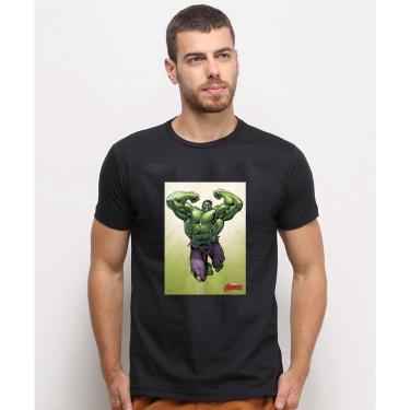 Imagem de Camiseta masculina Preta algodao Homem de Ferro Quadrinhos Arte