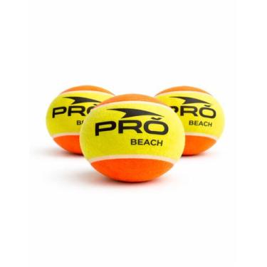 Imagem de Kit 3 Bolas Beach Tennis Profissional Alta Durabilidade UV - PRÓ