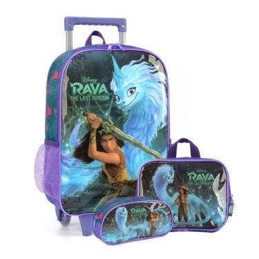Imagem de Kit Mochila de Carrinho Infantil com Lancheira Clio Meninas, Ic37572er