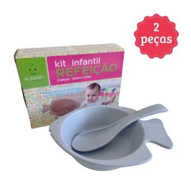 Imagem de Prato Infantil Ecológico Fibra Bambu - ALIBABY ACESSÓRIOS