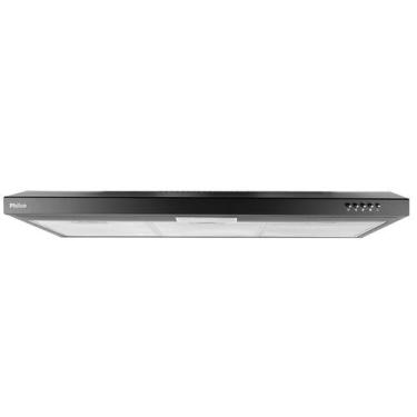 Imagem de Depurador e Exaustor Philco 80cm Preto 3 Velocidades PDR80P, 220V