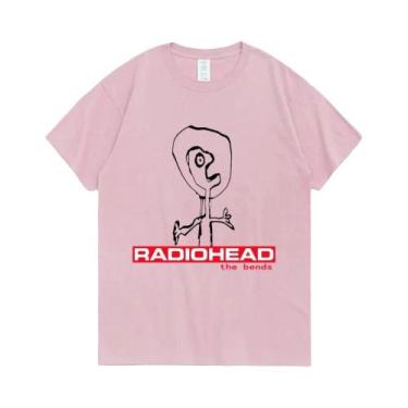 Imagem de Camiseta Gráfica Vintage Punk Hip Hop Dos Anos 90 Para Homens, Radiohe