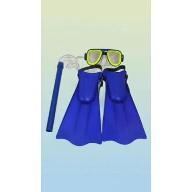 Imagem de Kit Mergulho Infantil c/ Nadadeira e Snorkel - Congratulations Store