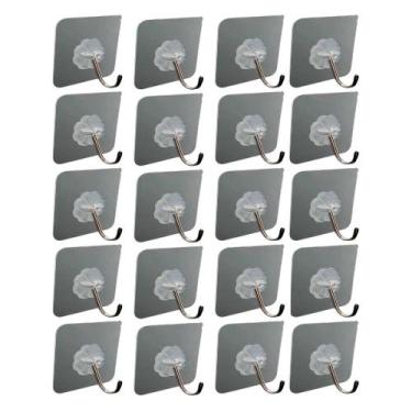 Imagem de Kit 20 Ganchos Adesivos de Parede Multiuso Extra Forte - Vittak