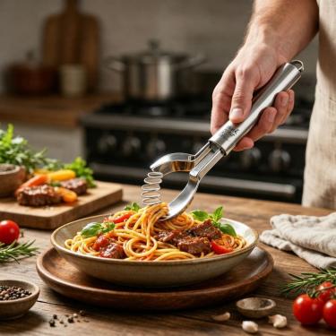 Imagem de Pegador de Massa em Aço Inox 20cm - Utensílio para Servir