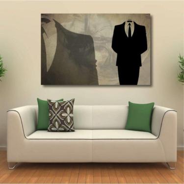 Imagem de Quadro decorativo Anonymous Retrô - Tela em Tecido
