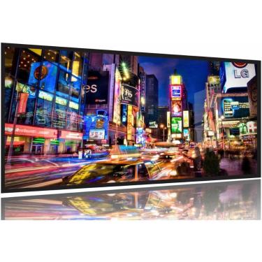 Imagem de Quadro Decorativo New York City Times Square Luzes 130x60 Moldura Preta 2x2