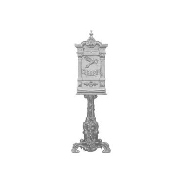 Imagem de Caixa Correio Colonial Pombo Grande com Pé Ferro Fundido