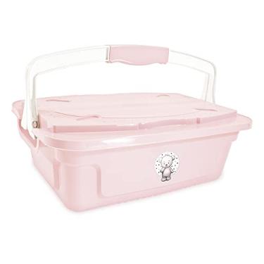 Imagem de Adoleta Bebê Organizador Infantil com Alça 10 Litros Fofura Rosa