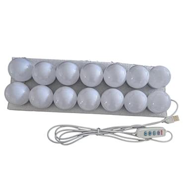 Imagem de Esquirla maquiagem LED cosmético 9 nível de profissional ajustável para penteadeira de de