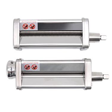 Imagem de Rolo de Folha de Massa Misturador, Conjunto de AcessóRio de MáQuina de Massa de 8 Engrenagens de Espessura FáCil de Limpar para Casa