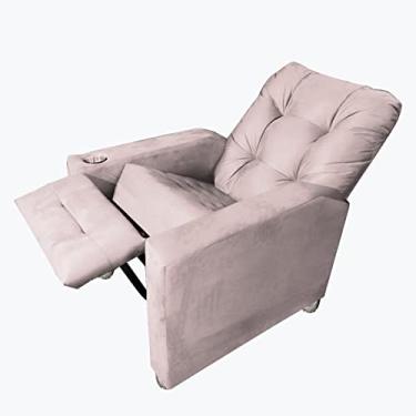 Imagem de Poltrona Reclinável Moderno 2 Posições Londres Bege Claro