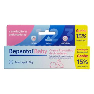 Imagem de Bepantol Baby Caixa com 1 Bisnaga com 30G de Pomada de Uso Dermatológica
