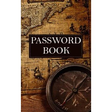 Imagem de PASSWORD BOOK in Vintage Map Design V5: Marvelous Vintage Map Design Password Keeper in Handy Size 5''x8'', Alphabetically Tabs, 100 Pages, Perfect Gift This Holiday!