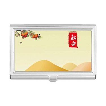 Imagem de Autumnal Equinox Twenty Four Solar Term Porta-cartão de visita Carteira de bolso