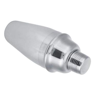 Imagem de  Dia dos Namorados romântico Coquetel de aço inoxidável, conjunto de utensílios de bar de material de grau alimentício dividido em três estágios, copo coqueteleira de aço inoxidável, mistura de bebidas prateadas para (aço inoxidável 304 500 ml)