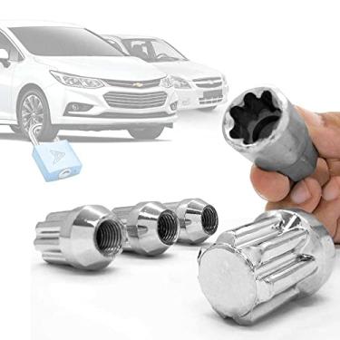 Imagem de Porca Antifurto Gm com 1 Chave 4 Unidades Emblemax