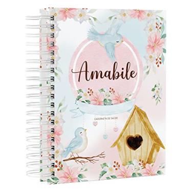 Imagem de Caderneta De Vacinação Atualizada Tema JARDIM com Nome