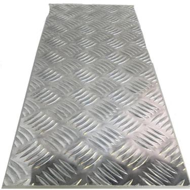 Imagem de Chapa Aluminio Lavrada Xadrez 1000X500Mm Na Esp. De 1,2Mm