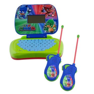 Imagem de Kit Laptop - Pj Masks Bilíngue + Walkie Talkie Pj Masks