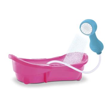 Imagem de Brinquedo Banheirinha para Boneca Bambola Rosa 27cm