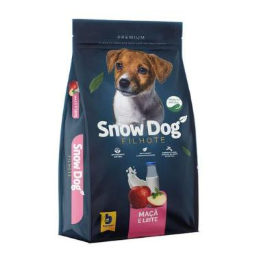 Imagem de Ração Seca Snow Dog Maçã E Leite Para Cães Filhotes - 20 Kg