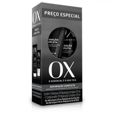 Imagem de Kit Shampoo Ox Reparação Completa 375ml + Condicionador 170ml - Nestle