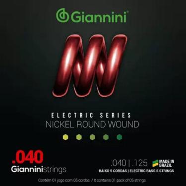 Imagem de Encordoamento Baixo 5 Cordas .040 Giannini Electric