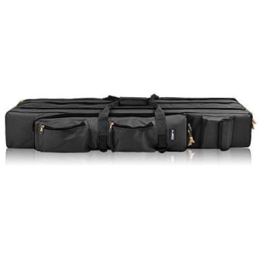 Imagem de Qudai Ao ar livre 3 Camada Saco De Pesca Mochila 80 cm / 100 cm Vara Carretel De Pesca Carretel De Pesca Saco De Equipamento De Pólo De Pesca Carry Case Travel Bag