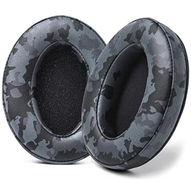 Imagem de WC Wicked Cushions Padz - Almofadas para ATH M50X / M40X / STEELSERIES ARCTIS/HYPERX Cloud & Alpha/Logitech G Pro X/Compatível com mais de 50 fones de ouvido | Camuflagem preta