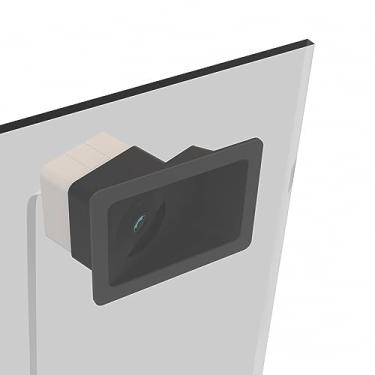 Imagem de Teccle Suporte de janela angular para Wyze Cam OG (modelo 2023) inclinação de 20 graus para cima/baixo/esquerda/direita através da janela Use Cam OG (pacote com 1, preto)