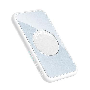 Imagem de STARSIKI Ultra-Slim Quiet Mouse Jiggler, White, USB, Compatible with Windows, Mac, iOS, and Android
