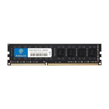 Imagem de Rasalas 8GB 1600MHZ DDR3 PC3 12800U 1.5V CL11 2Rx8 PC3 DDR3 Ram DDR3 1600 Dual Rank Unbuffered 240 Pin DDR3 UDIMM Desktop Memory