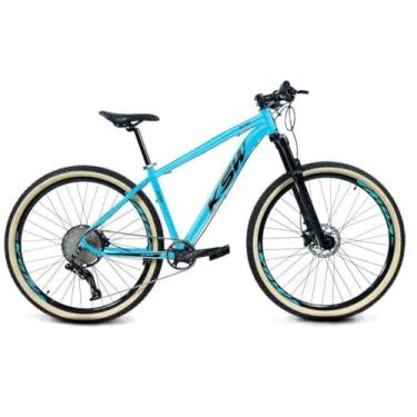 Imagem de Bicicleta Aro 29 Ksw Xlt 12v Garfo com Trava K7 11/50 Freios Hidráulicos Kit 1x12 Pedivela Coroa 34t (Azul, 17)