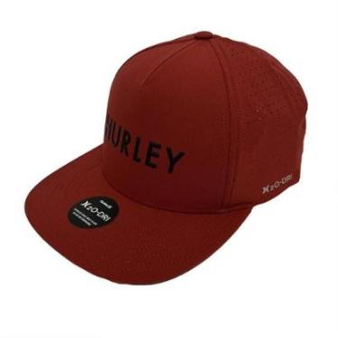Imagem de Boné Hurley Aba Reta Flat Rubber Imp Juvenil WT24-Masculino