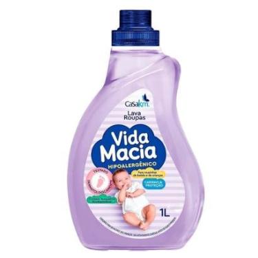 Imagem de Lavador de Roupas Líquido CasaKm Vida Macia Infantil Carinho & Proteção 1L-Unissex