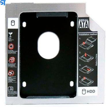 Imagem de Gaveta Caddy Adaptador Para Segundo HD de Notebook ou Ssd 9.5mm Bringit