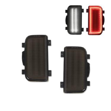 Imagem de GTINTHEBOX 2 lâmpadas de luz traseira com lente fumê para Corvette C4 1991 1992 1993 1994 1995 1996