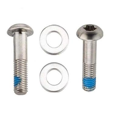Imagem de SRAM Parafusos de suporte de aço inoxidável T25 22 mm, 2 peças de suporte plano, multicoloridos