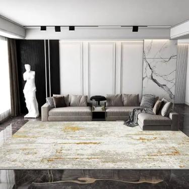 Imagem de Decoração abstrata para casa, carpete leve, luxuoso, sala de estar, tapete moderno, cabeceira, tapete antiderrapante, escritório, sofá, área, G, 300x400cm 118x157 pol.