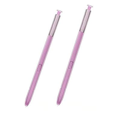 Imagem de Peixiong Pacote com 2 canetas de reposição para Galaxy Note 9 Stylus para Samsung Galaxy Note 9 N960 todas as versões S Pen Galaxy Note 9 S sem função Bluetooth (roxo lavanda)