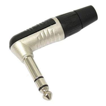 Imagem de Plug Neutrik Rean P10 Stereo 90º Cachimbo Rp3rc Original Nf