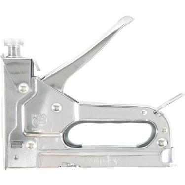 Imagem de Grampeador manual 6mm à 14mm p/ tipo T, U e reto c/ 600 pç - Vonder Pl