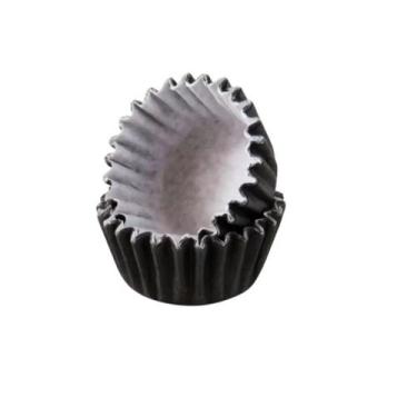 Imagem de Forminhas de Papel Nº 6 P/ Mini Brigadeiro Doces C/ 1.000 Un. Preta. -