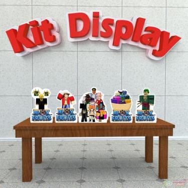 Imagem de Kit de 5 Displays de Mesa   Blox Fruits - IMPAKTO VISUAL
